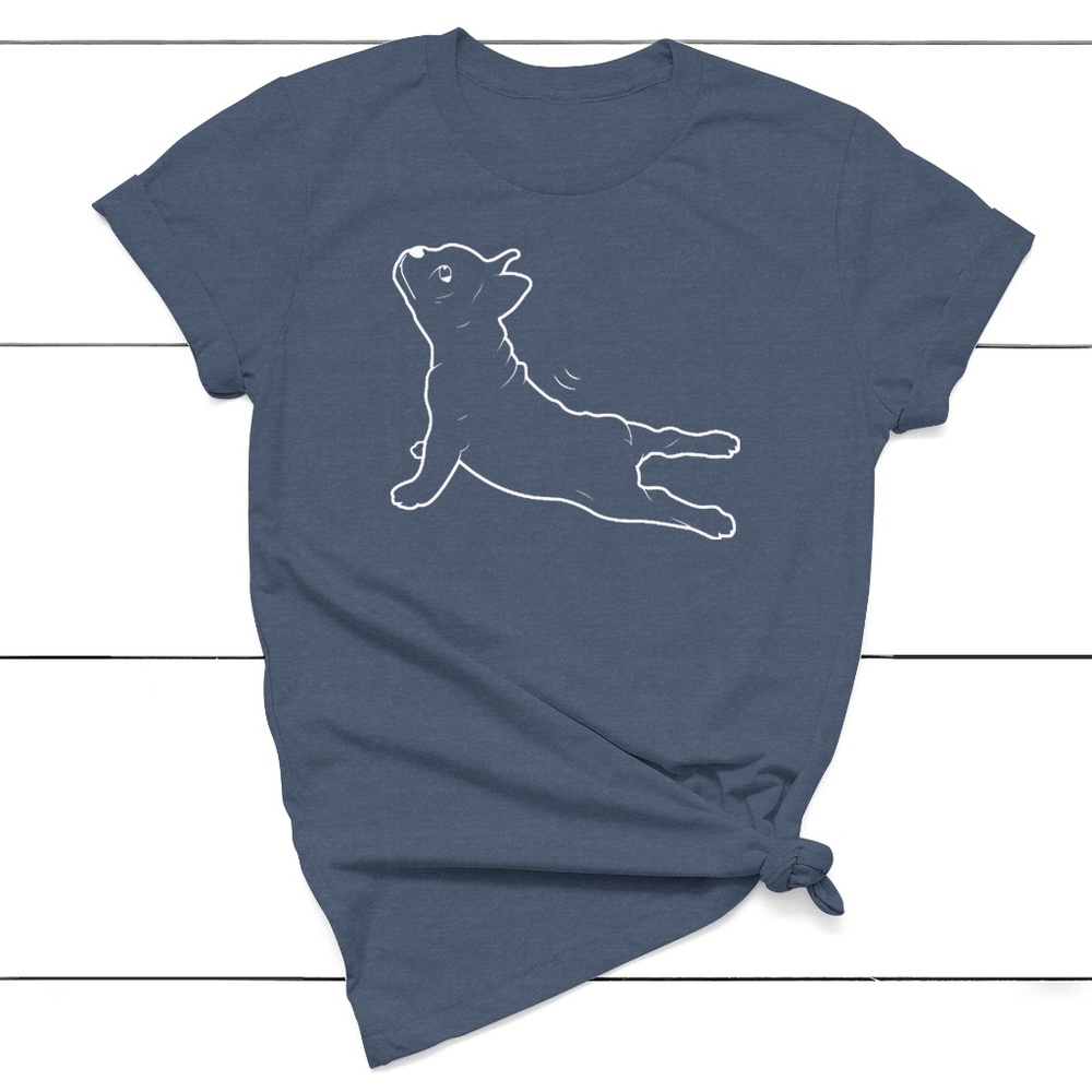French Bulldog Cobra Pose T-shirt
